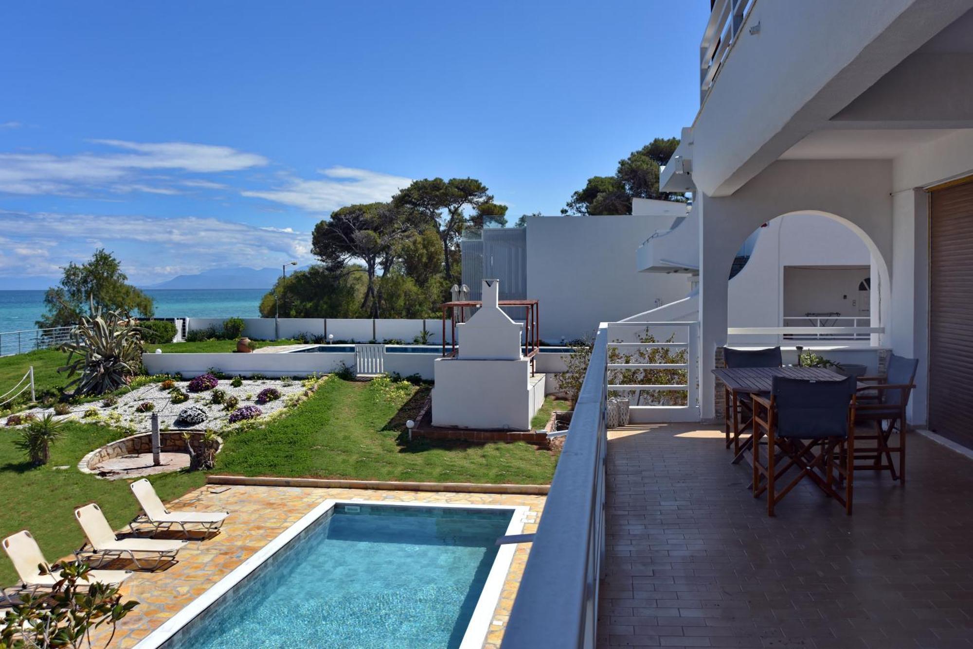 Antorina Beachfront Villas With Private Pools Kamari  Eksteriør billede